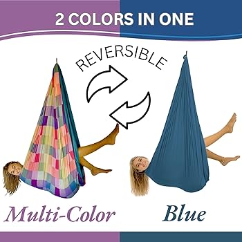 Amazon.com: Bradoro Double Layer Reversible Sensory Swing