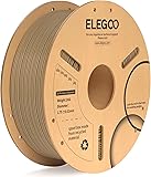 ELEGOO PLA+ Filament 1.75mm Wood Colour 1KG, PLA Plus Tougher and Stronger 3D Printer Filament, Dimensional Accuracy +/- 0.02mm, 1kg Cardboard Spool(2.2lbs) Fits for Most FDM 3D Printers - 1