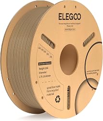 ELEGOO PLA+ Filament 1.75mm Wood Colour 1KG, PLA Plus Tou…