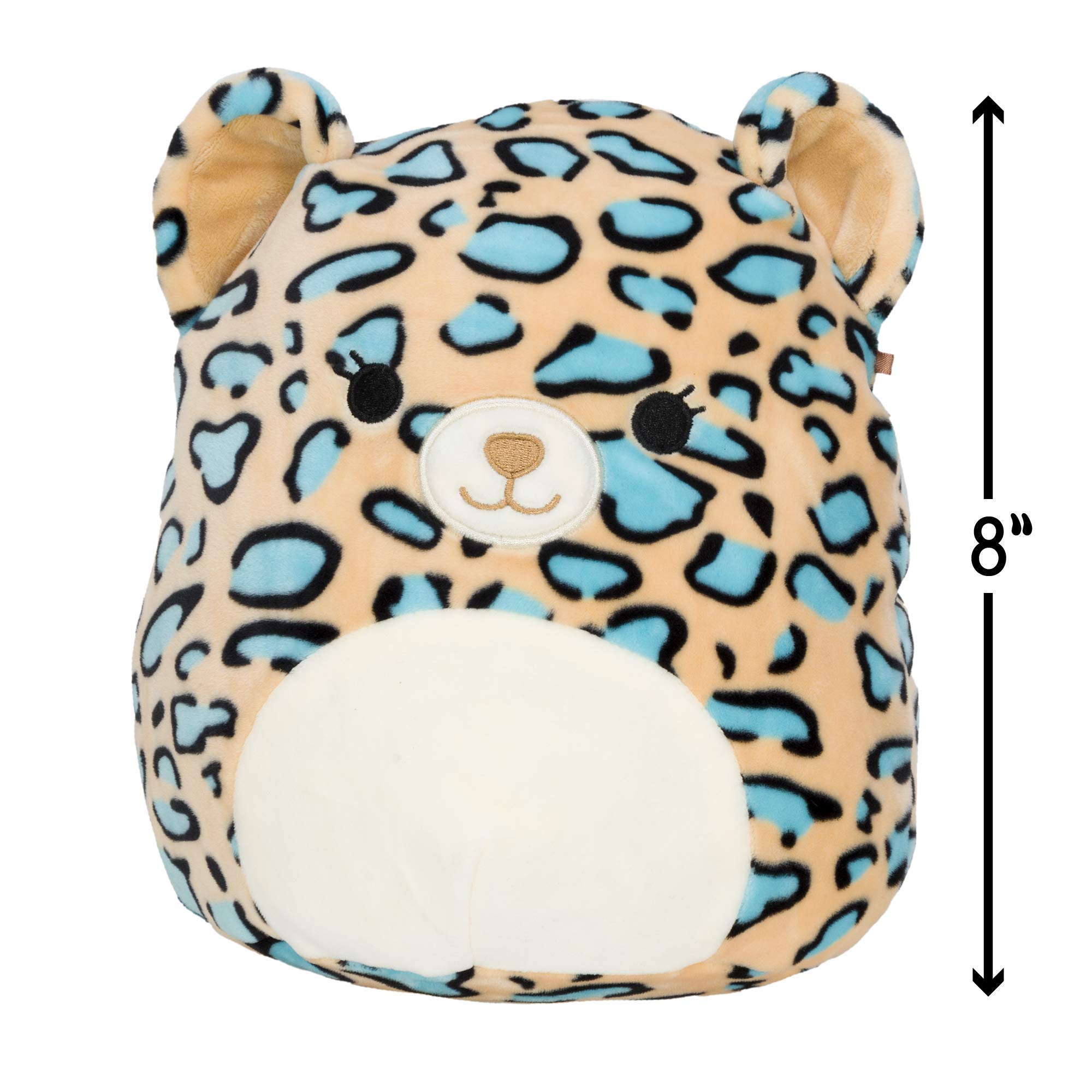 squishmallows teal leopard