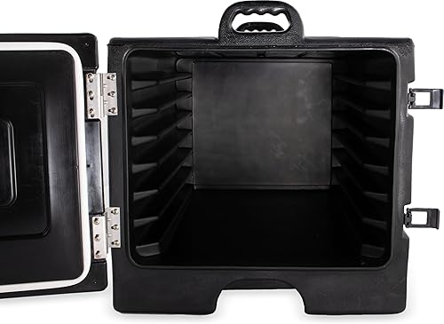 Miniatura 35 de Transportadora de bandeja de alimentos Carlisle Cateraide, con aislamiento, con carga frontal, con capacidad para 5 bandejas, Marrón, 1