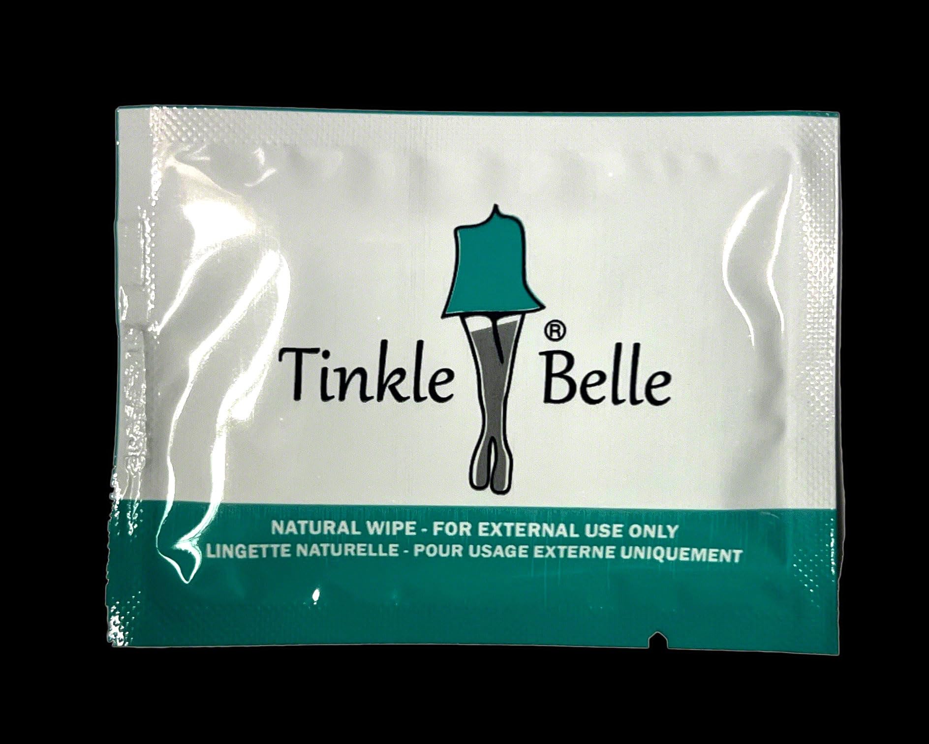 Tinkle Belle 30 Pieces Feminine Wipes | Individually Wrapped | Women Travel Size Wipes | Unscented Intimate Wipes | Mild Wet Wipes