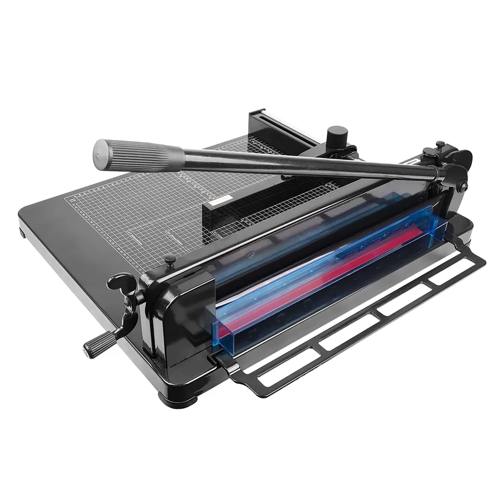 Taglierina per Carta Resistente, Formato A3 con Doppia Protezione di Sicurezza e griglia di Riferimento Chiara, capacità 400 Fogli, Larghezza di Taglio 17,3" e Spessore di Taglio 1,5", Ampio utilizz