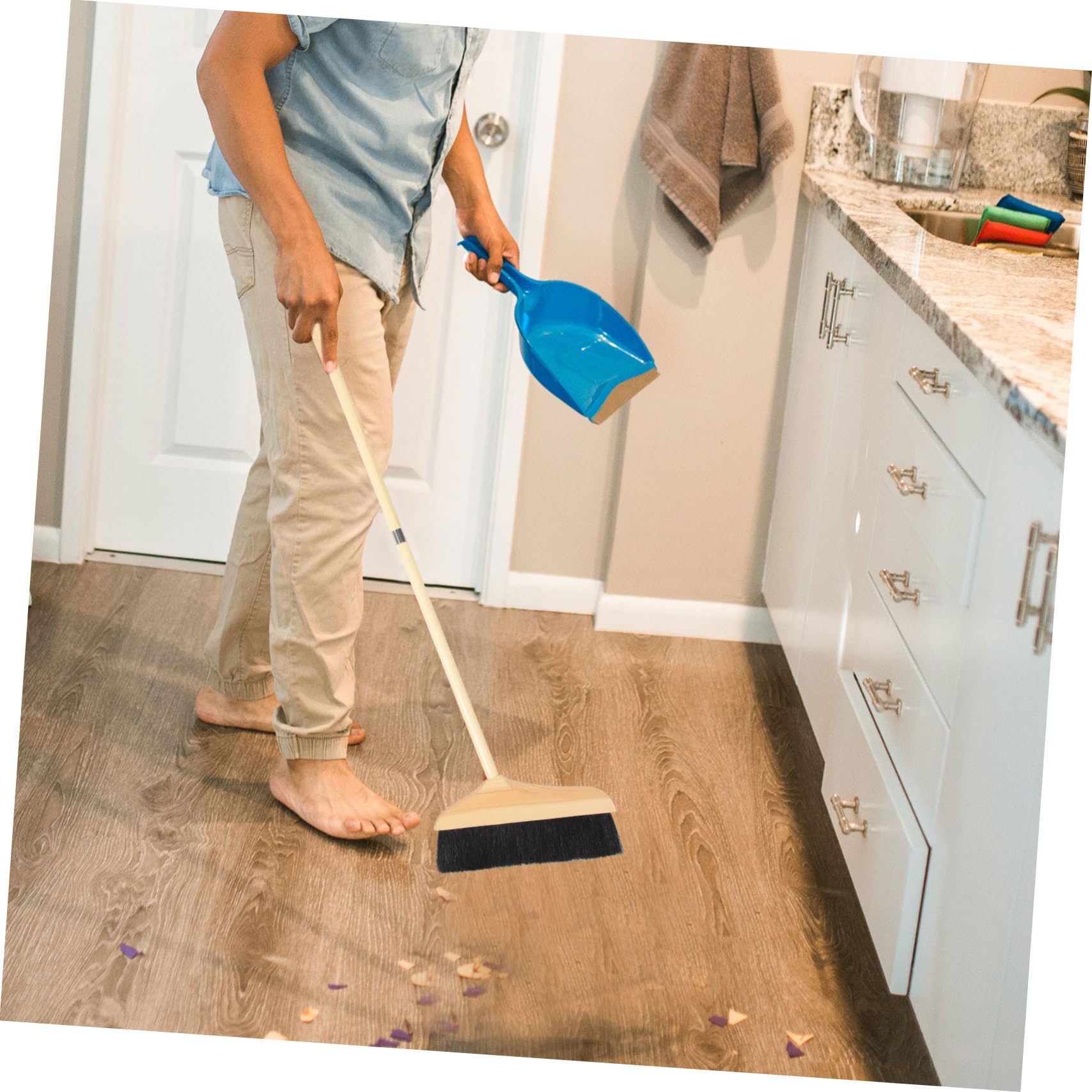 FOMIYES Floor Cleaning Broom Kitchen Broom House Brooms for Sweeping Indoor Carpet Broom Camping Broom Long Broom Indoor Dust Broom Rv Broom Sweeping Broom Floor Broom Outdoor Broom