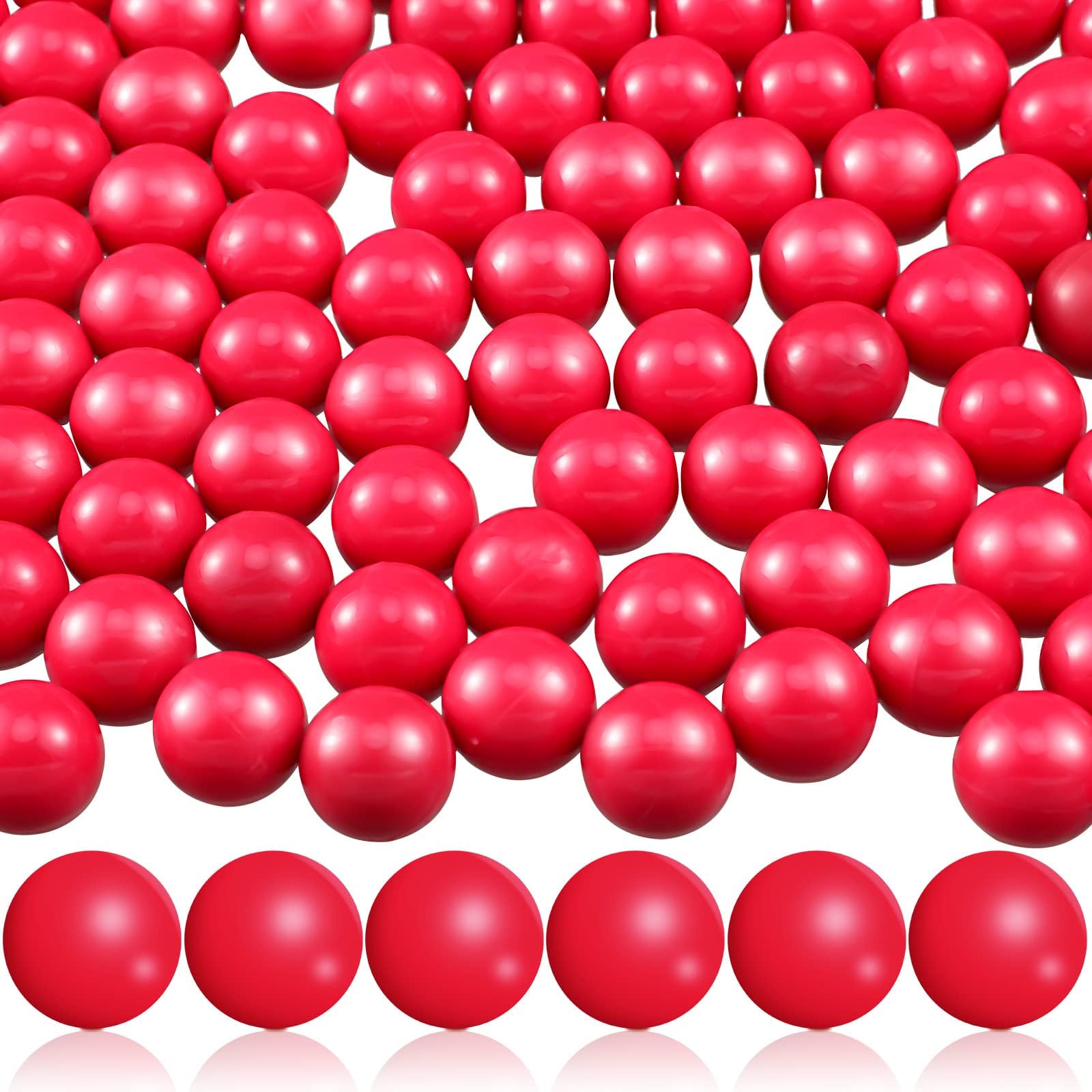 Civaner 150 Pieces 68 Cal Paintballs Solid Balls 68 Breaker Balls Hard Nylon Paintball for Shooting Training Practice