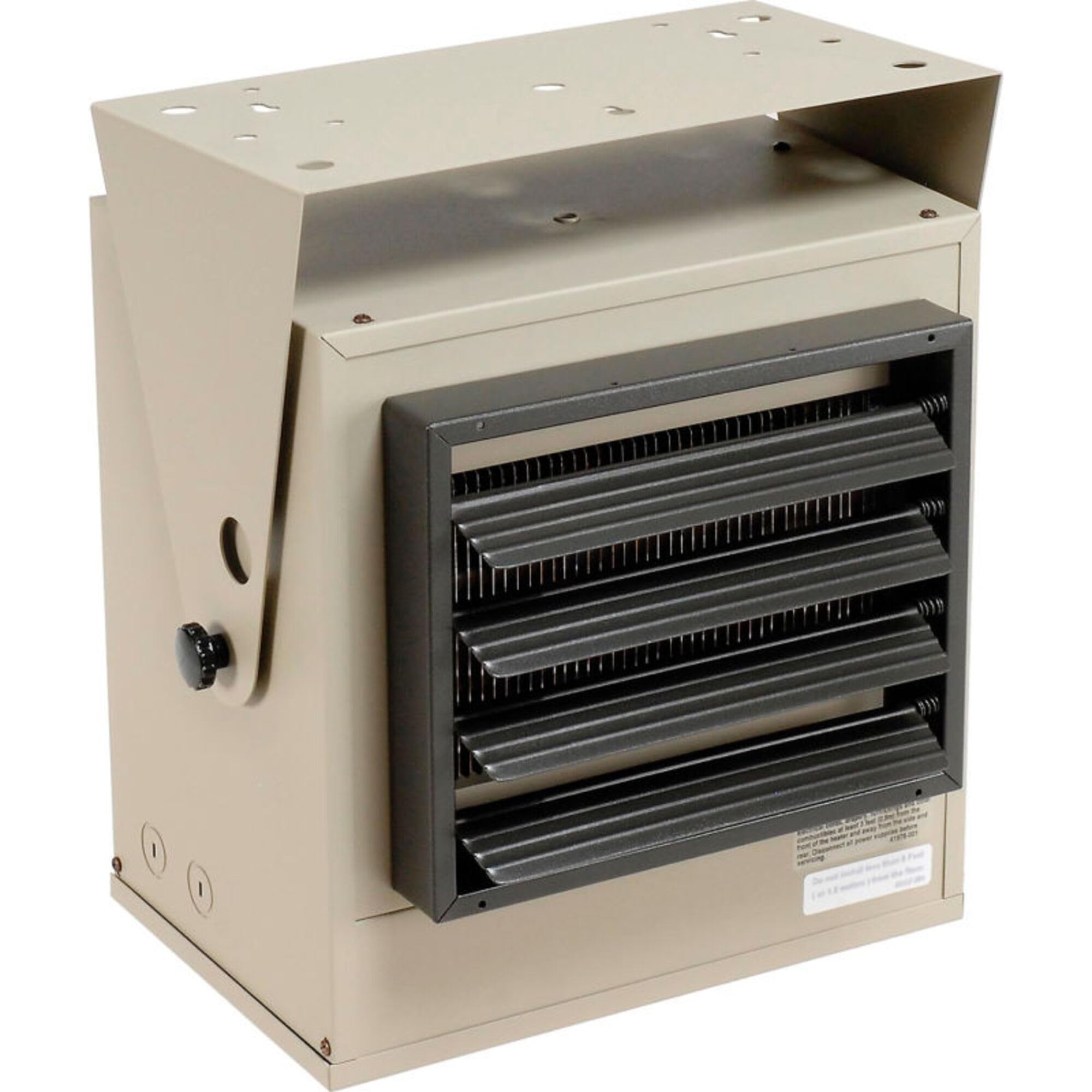 TPI Series 5600 Multiple Wage Fan Forced Unit Heater by Markel – 11.75"L x 14"W x 14"H, Steel, 2 Tone Brown & Beige Powder Coat, Model P3P5605T