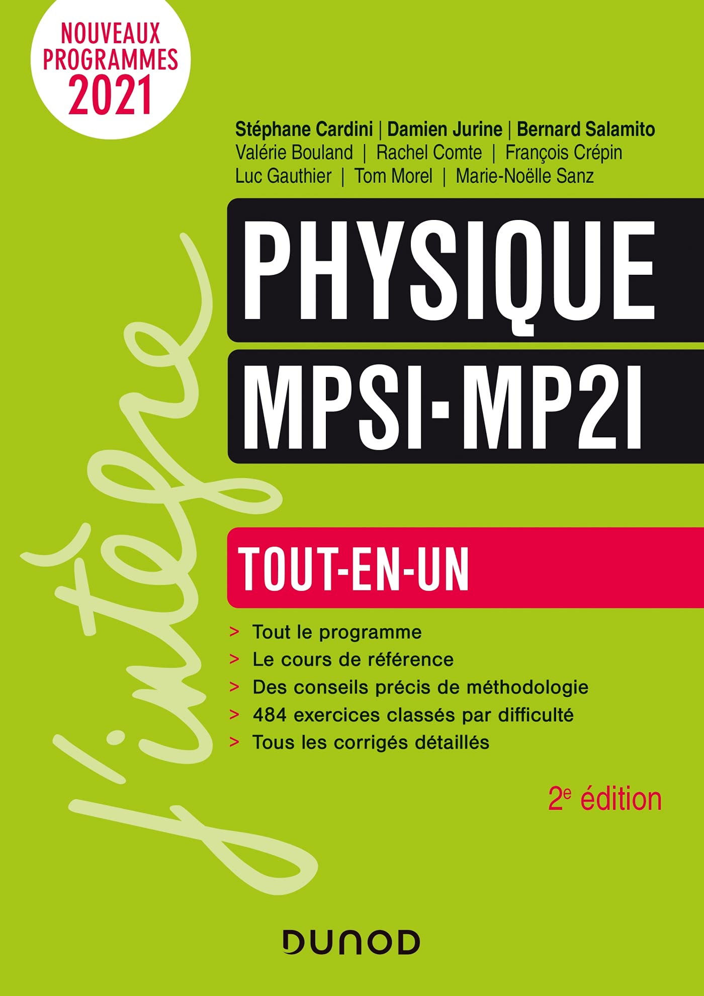 Physique tout-en-un MPSI MP2I 2021 (2021)