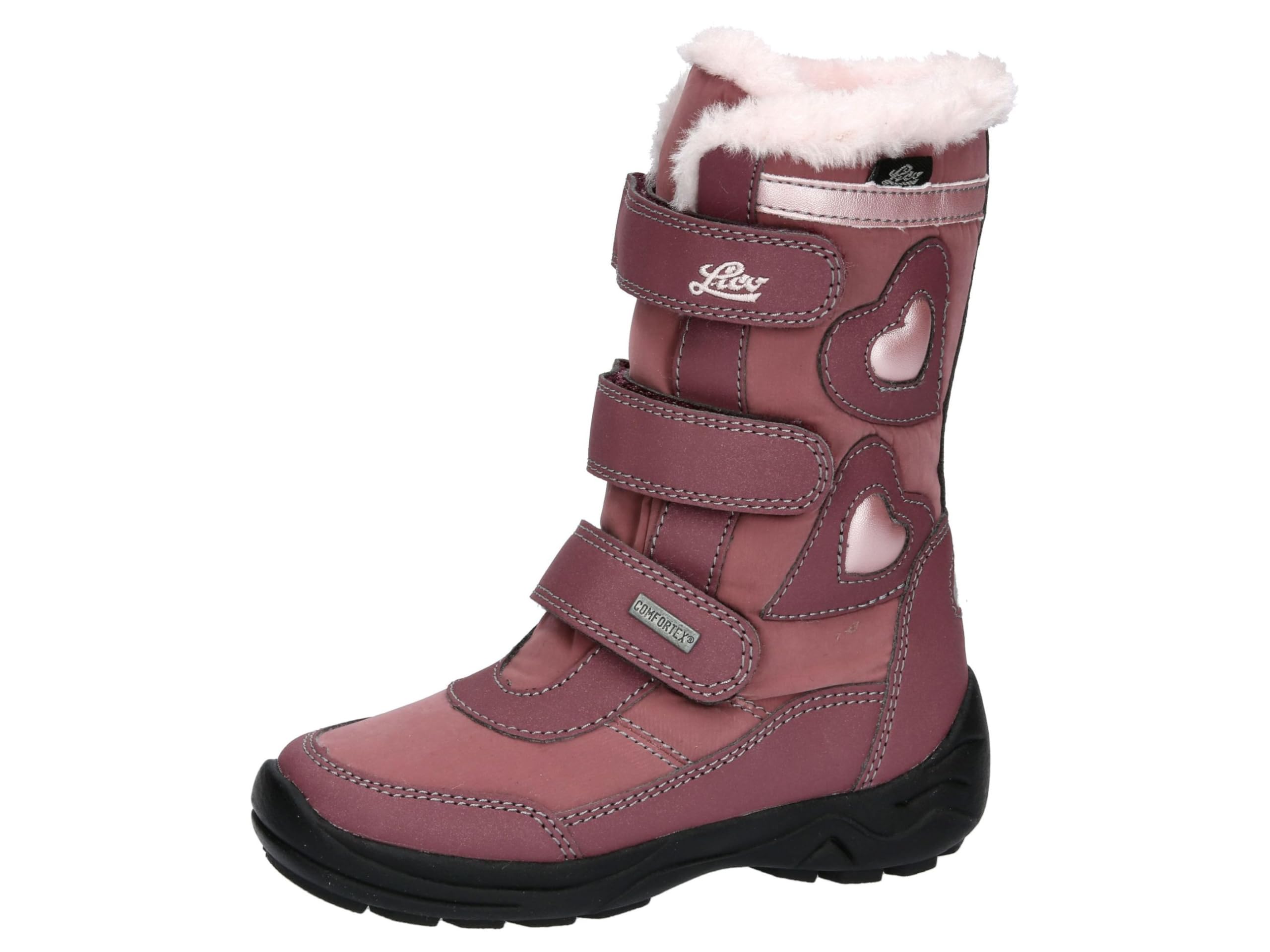Lico Girls' Ingra V Snow Boots, Bordeaux pink, 41 EU