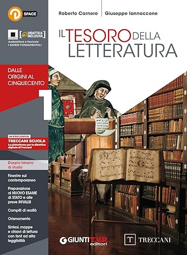 Tesoro della letteratura. Con Quaderno. Con Divina Commedia. Per le Scuole superiori. Con e-book. Con espansione online. Dalle origini al Cinquecento (Vol. 1)