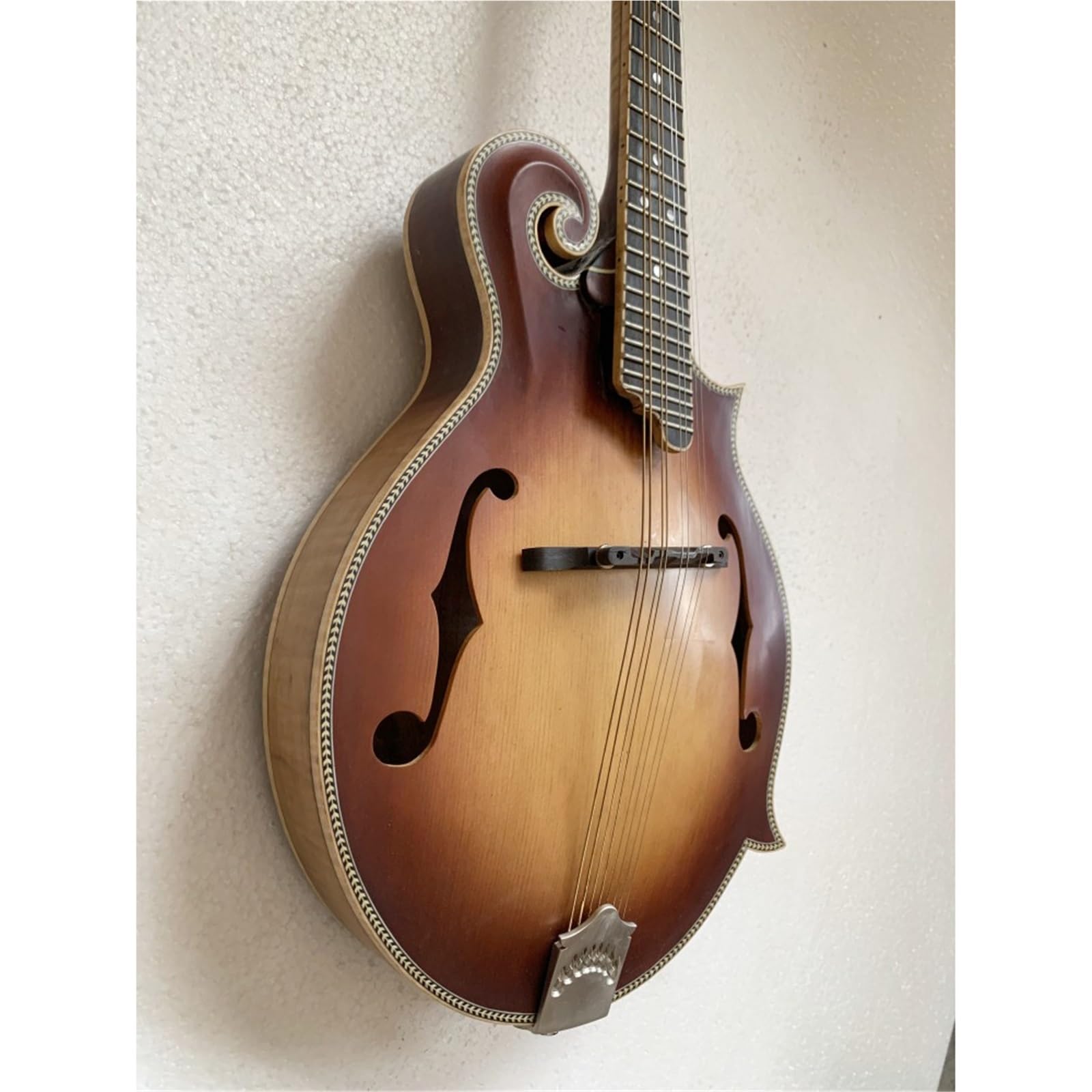 Mandolin Instrument Kit Spruce Veneer Handmade Mandolin Tiger Maple Back And Sides Mandolin - Image 4
