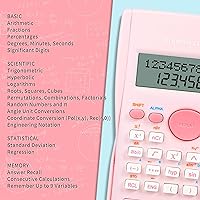 Vista 6 de Calculadora científica, calculadora de matemáticas científicas de 2 líneas, calculadora de función para estudiantes, geometría de álgebra básica