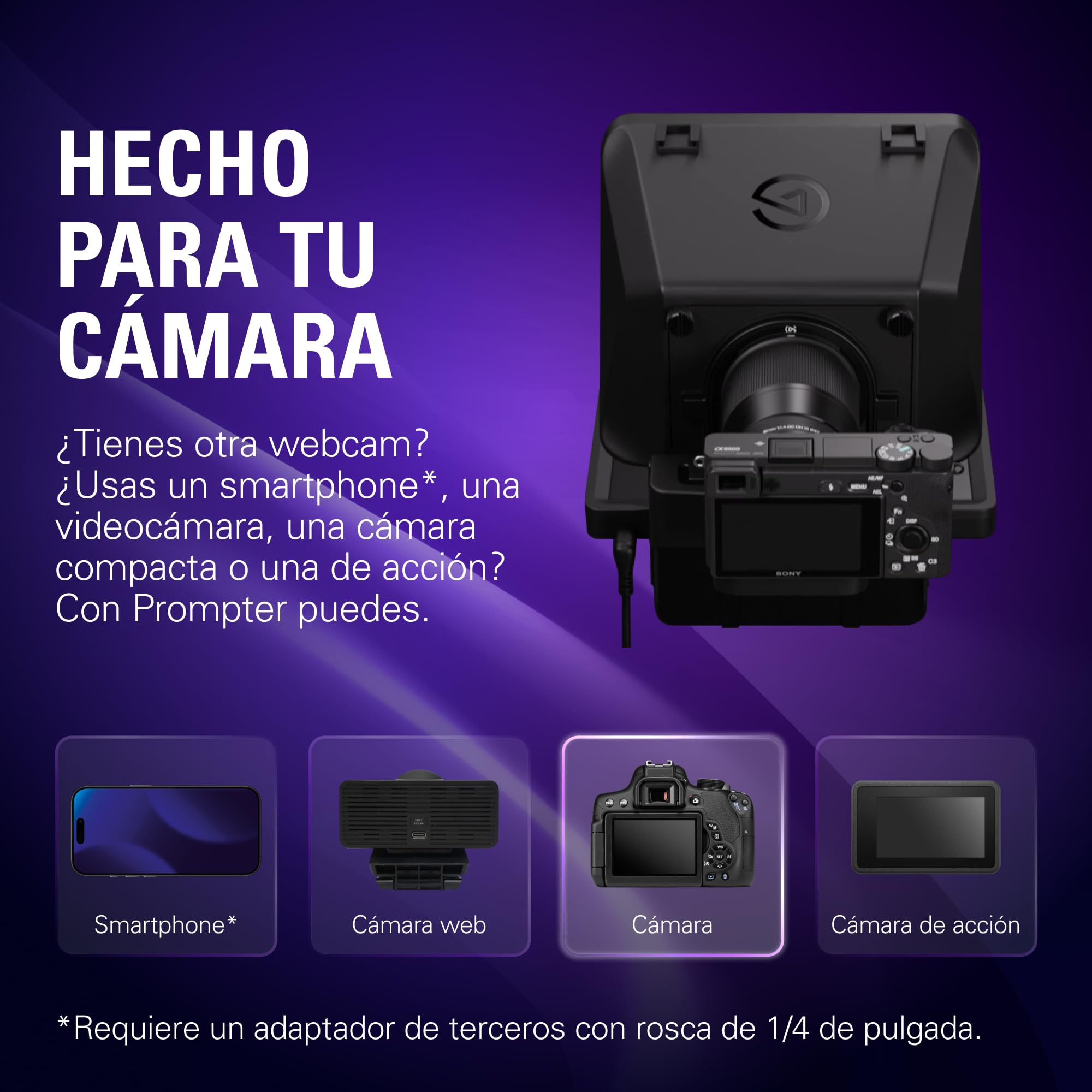 Elgato Prompter, teleprompter con Pantalla