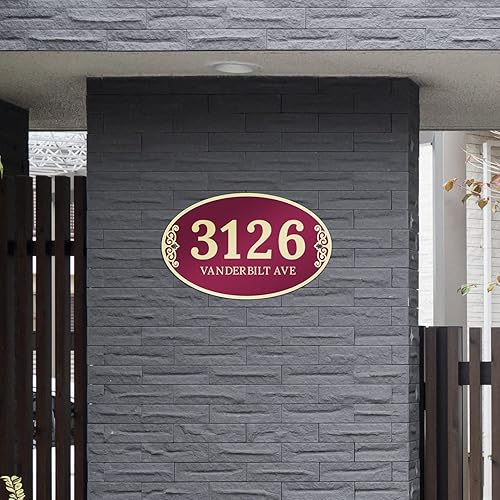 Miniatura 4 de Sigo Signs - Letrero de dirección decorativo para interiores y exteriores, borde negro, fabricado en los Estados Unidos, 12 x 7.5 pulgadas,