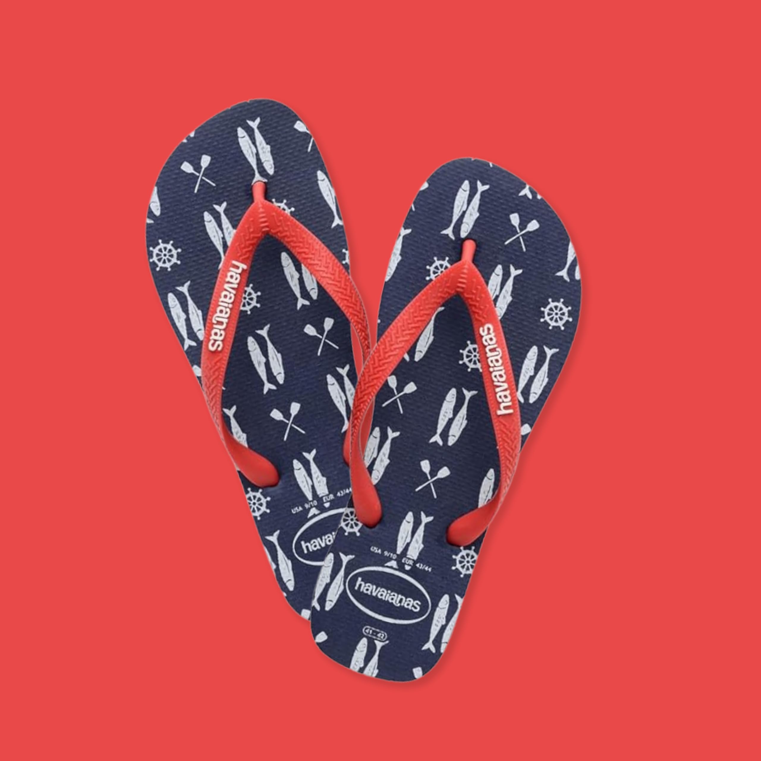 Havaianas - Top Nautical, Infradito Da Uomo Comode, Leggere E Versatili, Design Alla Marinara, Cinturini Larghe, Uomo