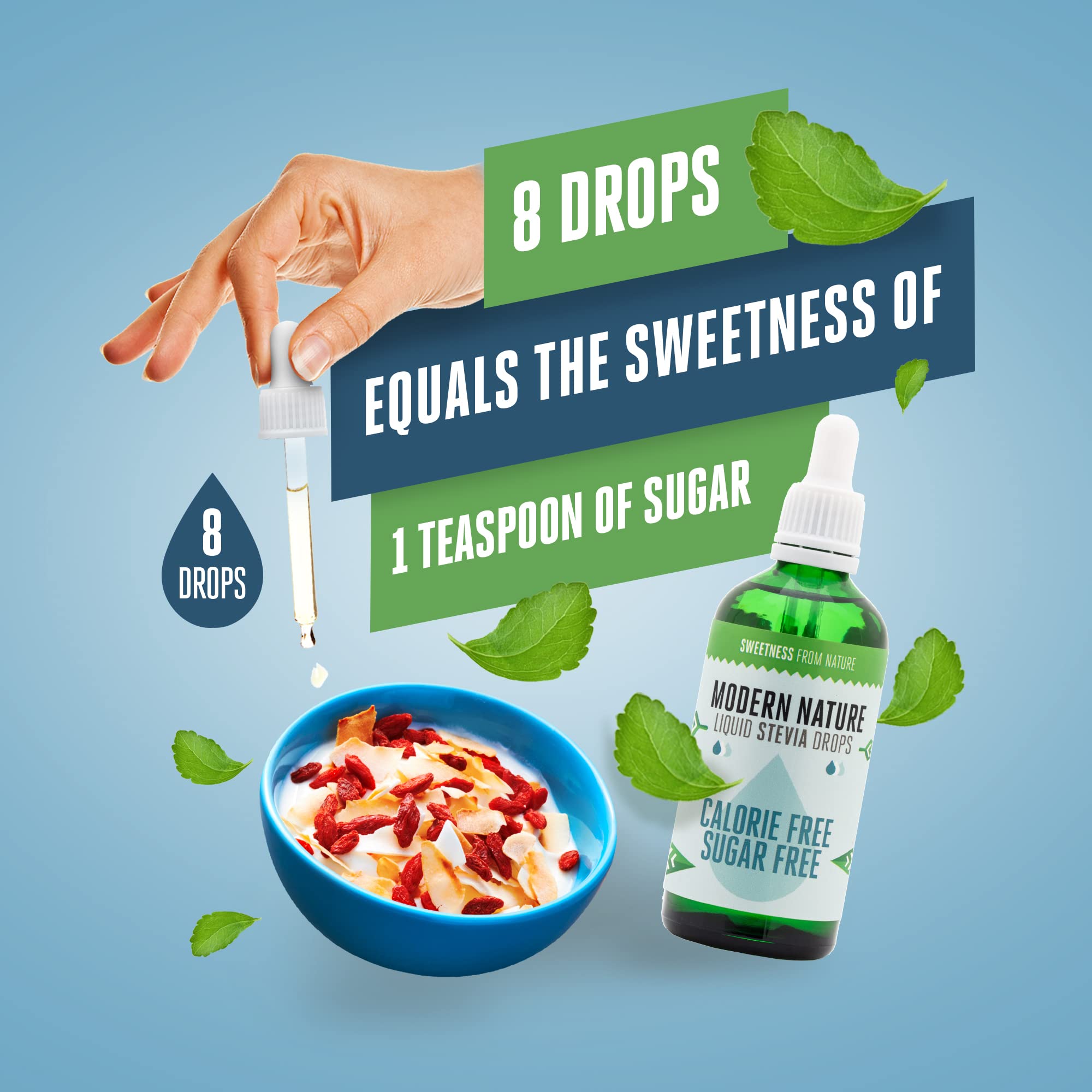 Buy Modern Nature Stevia Sweetner Liquid Stevia Drops Natural Flavour