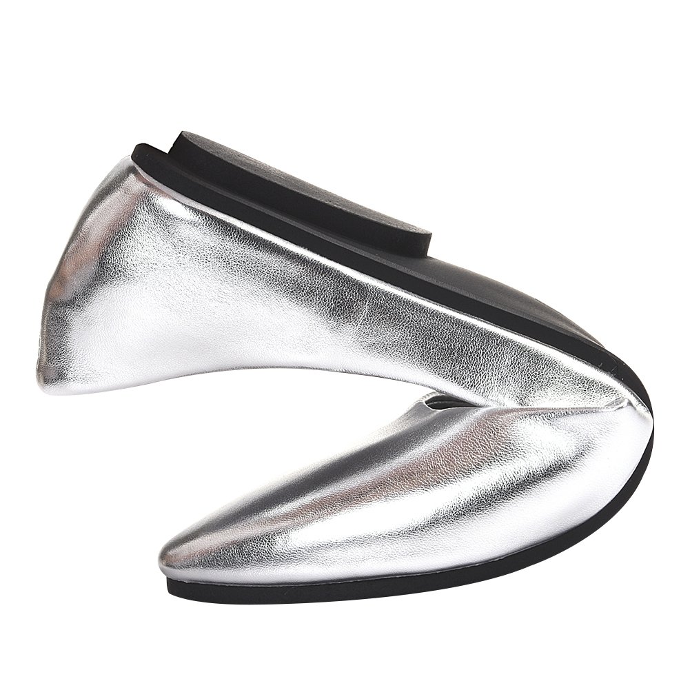 ANUFER Donna Ballerine Punta Pelle Microfibra Senza Allacciatura Piatto Vestito Pumps Scarpe