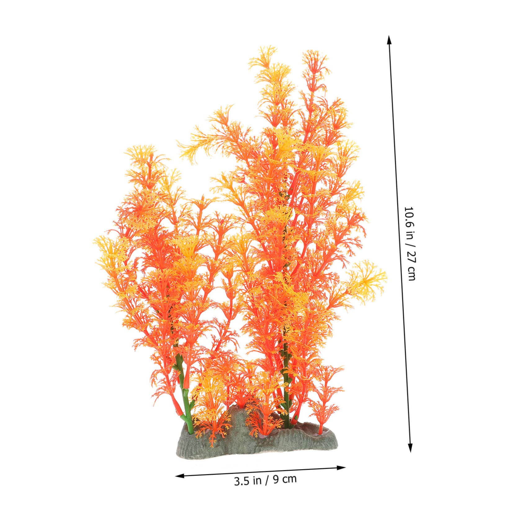 Sosoport 3stücke Künstliche Wasserpflanze Für Aquarien Dekoration Widerstandsfähigem Material Für Fischbecken Und Teichgestaltung Und Langlebig