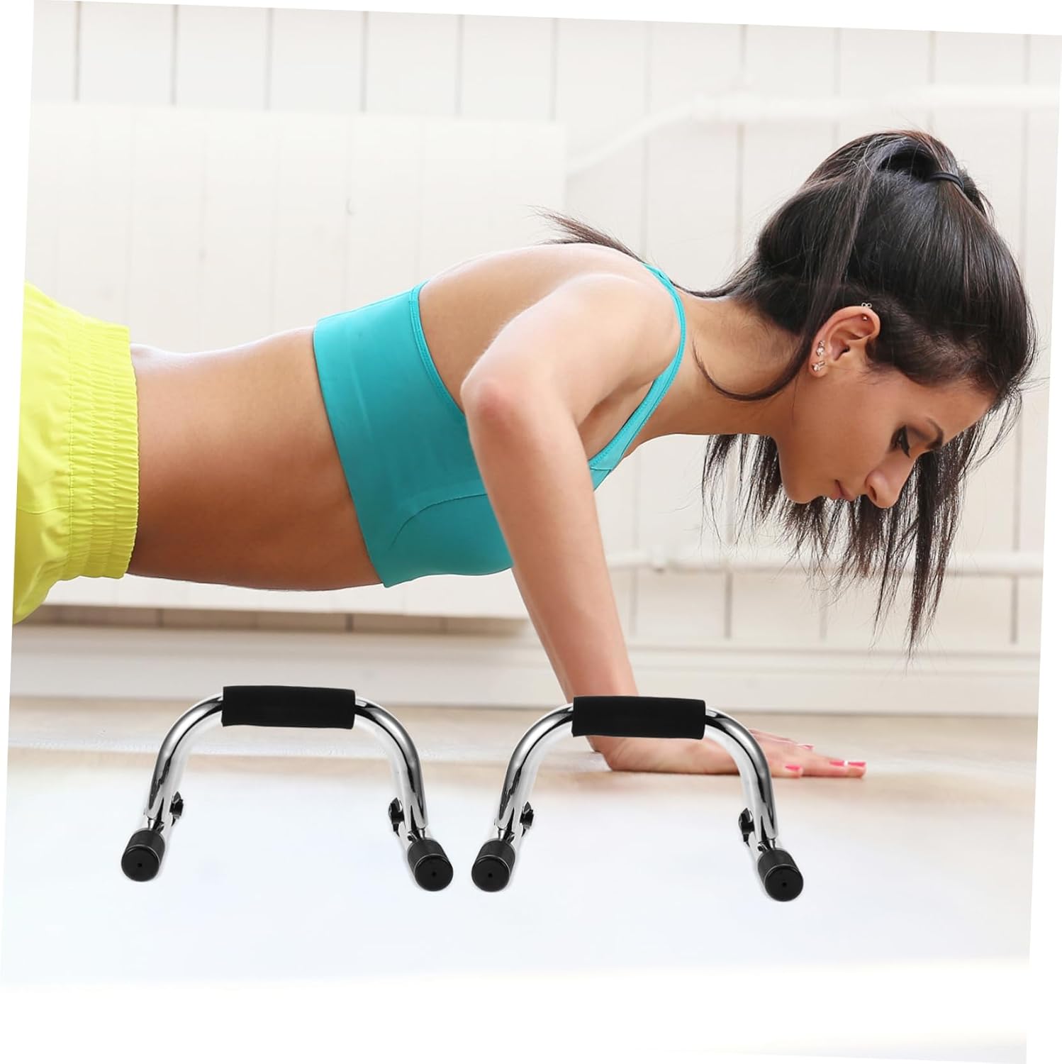 Kisangel 2pcs Multifunctional Push- for Strength Training Portable Equipment Grips for Full-body Exercise Office