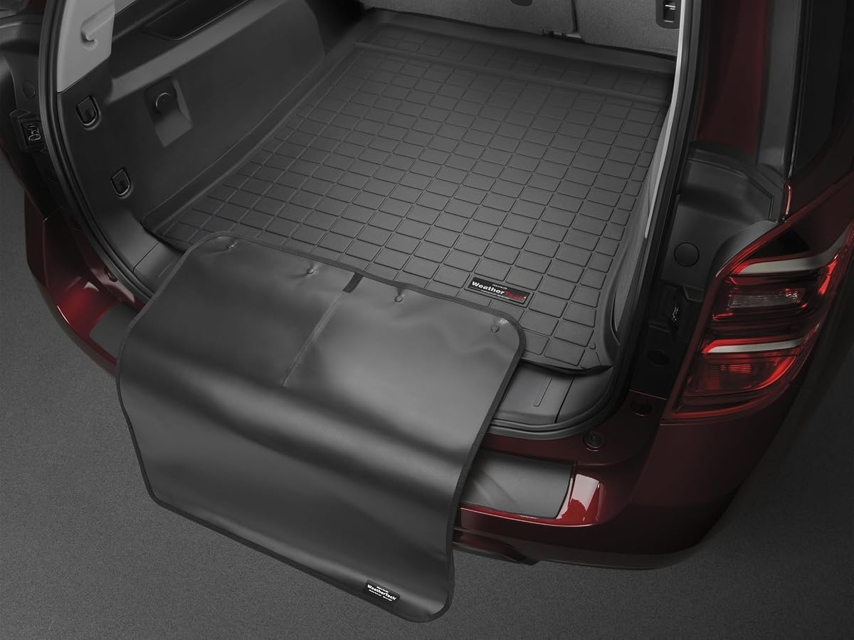 WeatherTech Cargo Trunk Liner with Bumper Protector for Kia EV6 - Behind 2nd Row w/Bumper Protector (401878SK), Black