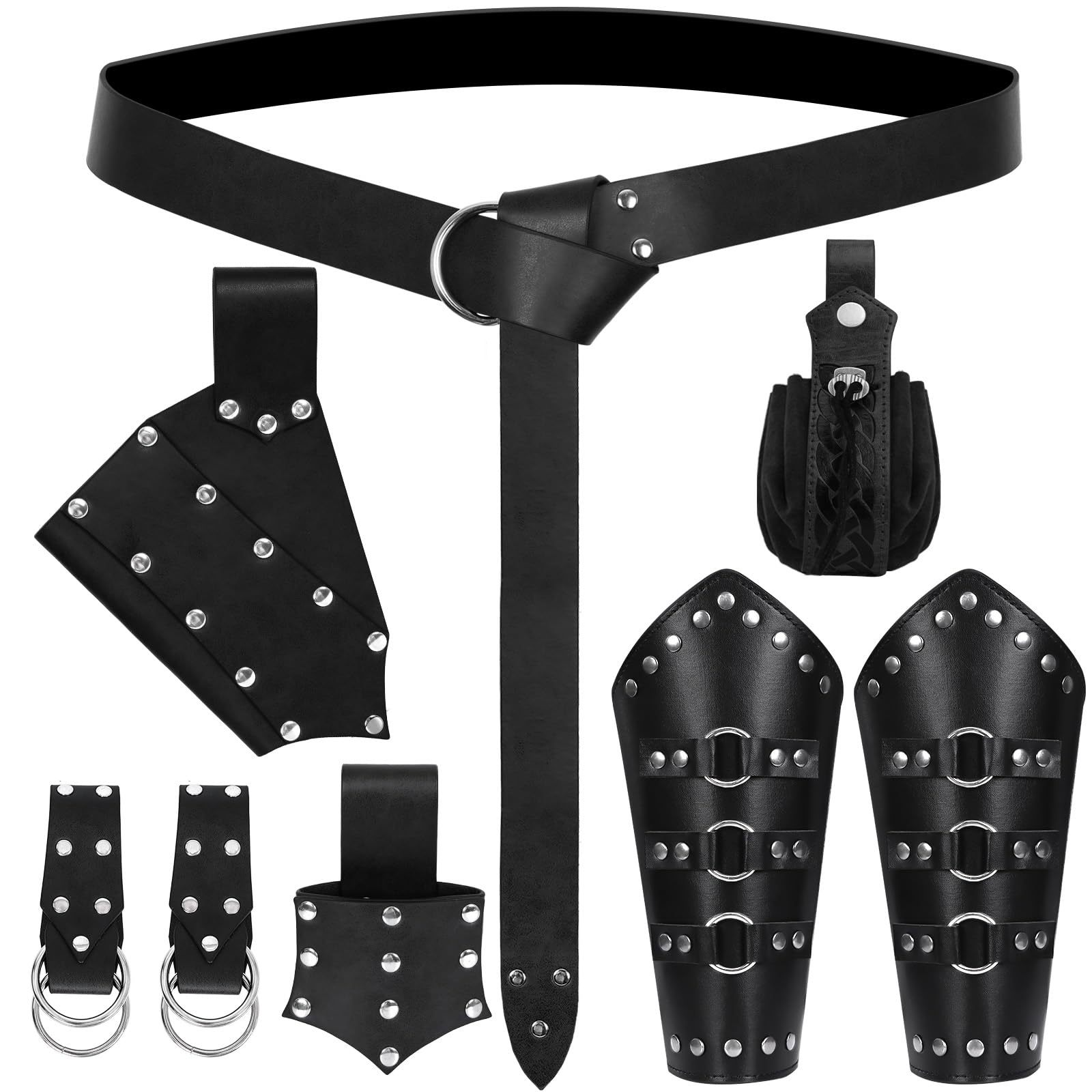 Medieval Renaissance Sword Belt Set - Pirate Costume Accessories