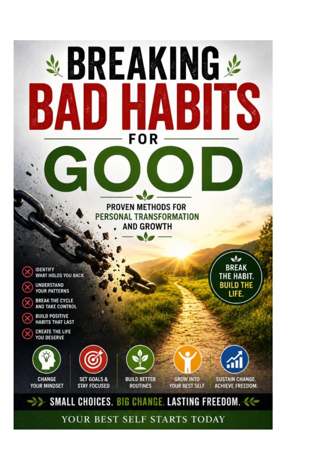 BREAKING BAD HABITS FOR GOOD: PROVEN METHODS FOR PERSONAL TRANSFORMATION AND GROWTH