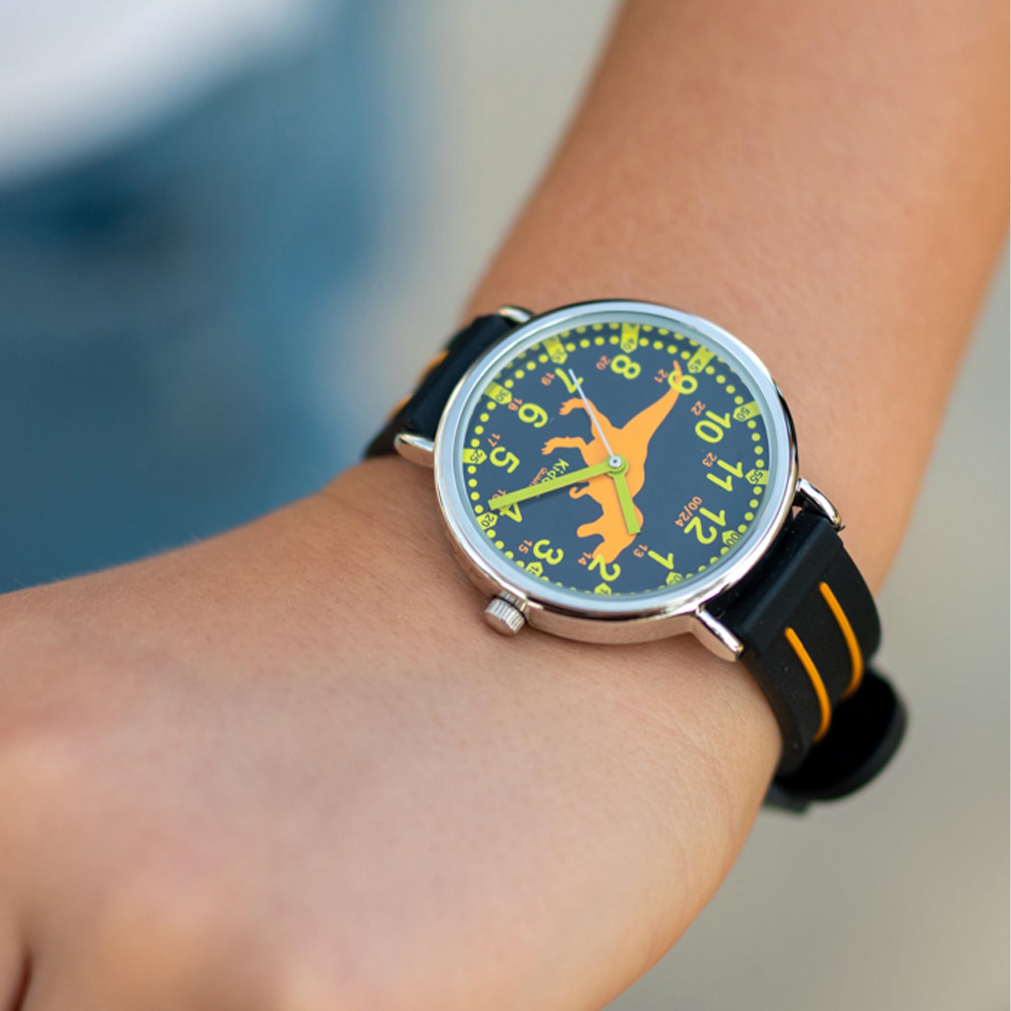 Kiddus Reloj Educativo Infantil para Niño y Niña a Partir de 5 Años, Reloj Analógico para Aprender la Hora, Mecanismo Japonés