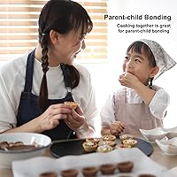 Vista 7 de Sartenes redondos de 11 y 9 pulgadas con 2 mini sartenes de 4 pulgadas. Parte inferior extraíble, revestimiento antiadherente, acero al carbono