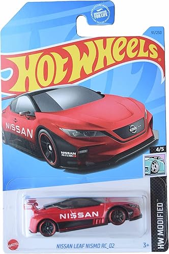Miniatura 1 de Hot Wheels Nissan Leaf Nismo RC-02, HW Modificado 45 rojo