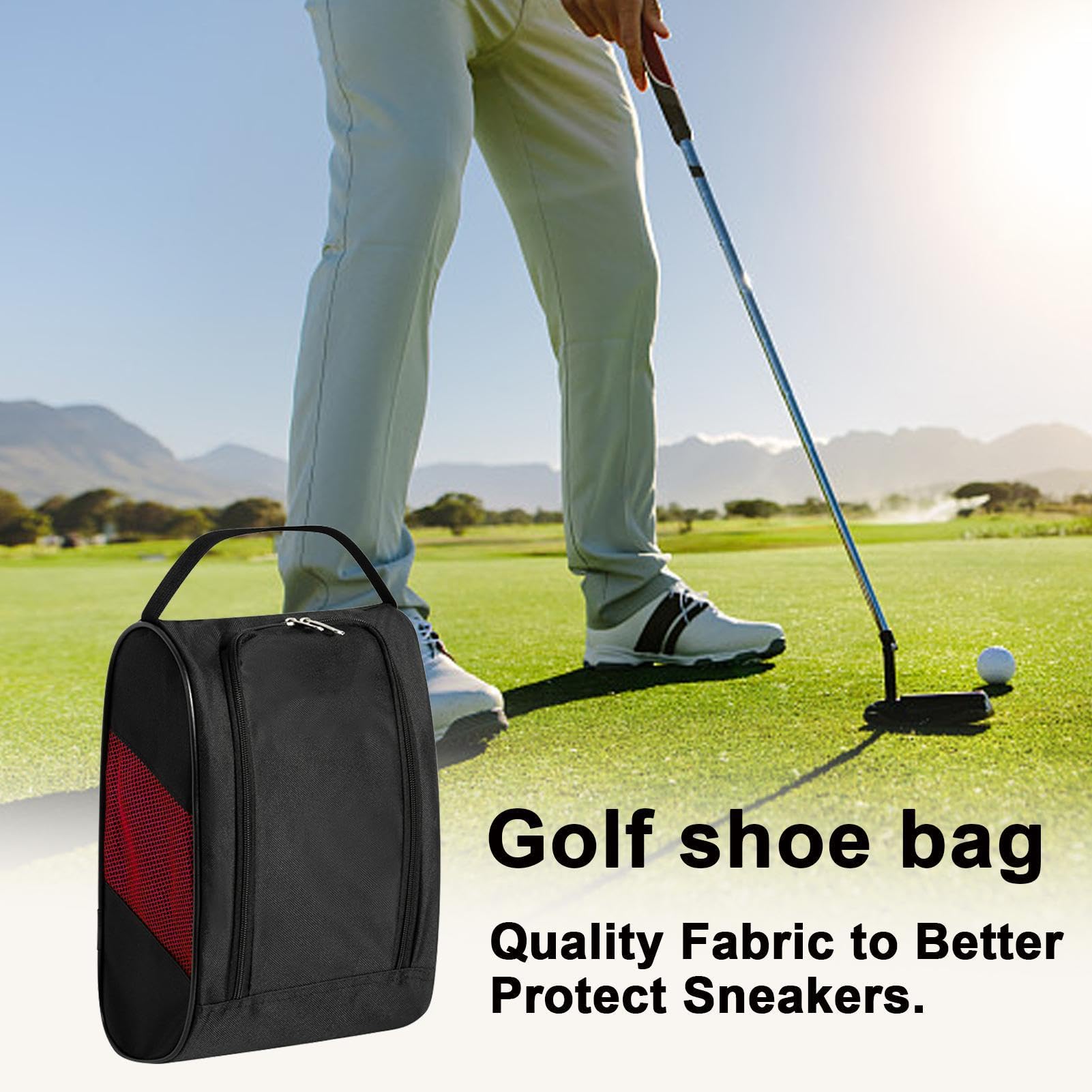 Bolsa de Botas de fútbol - Caso de Zapatos de Golf | Nylon Golfs Boot Shoe Bolss | Zapatillas portátiles y Transpirables Almacenamiento de Viajes Accesorios para Hombres, Mujeres, niños, niñas