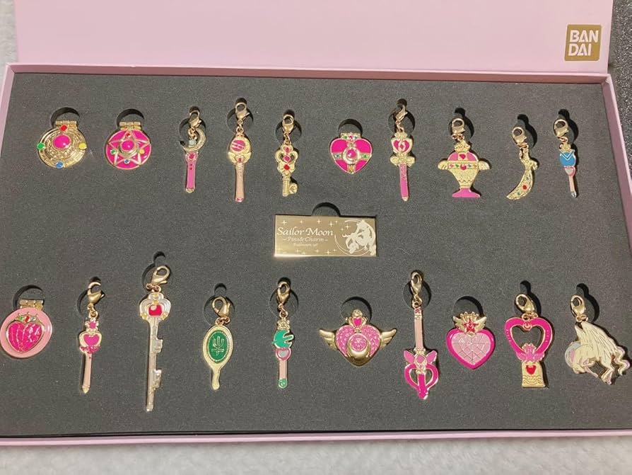 セーラームーン ピンズ&チャーム フルセット Amazon.co.jp: プレミアムバンダイ セーラームーンピンズ