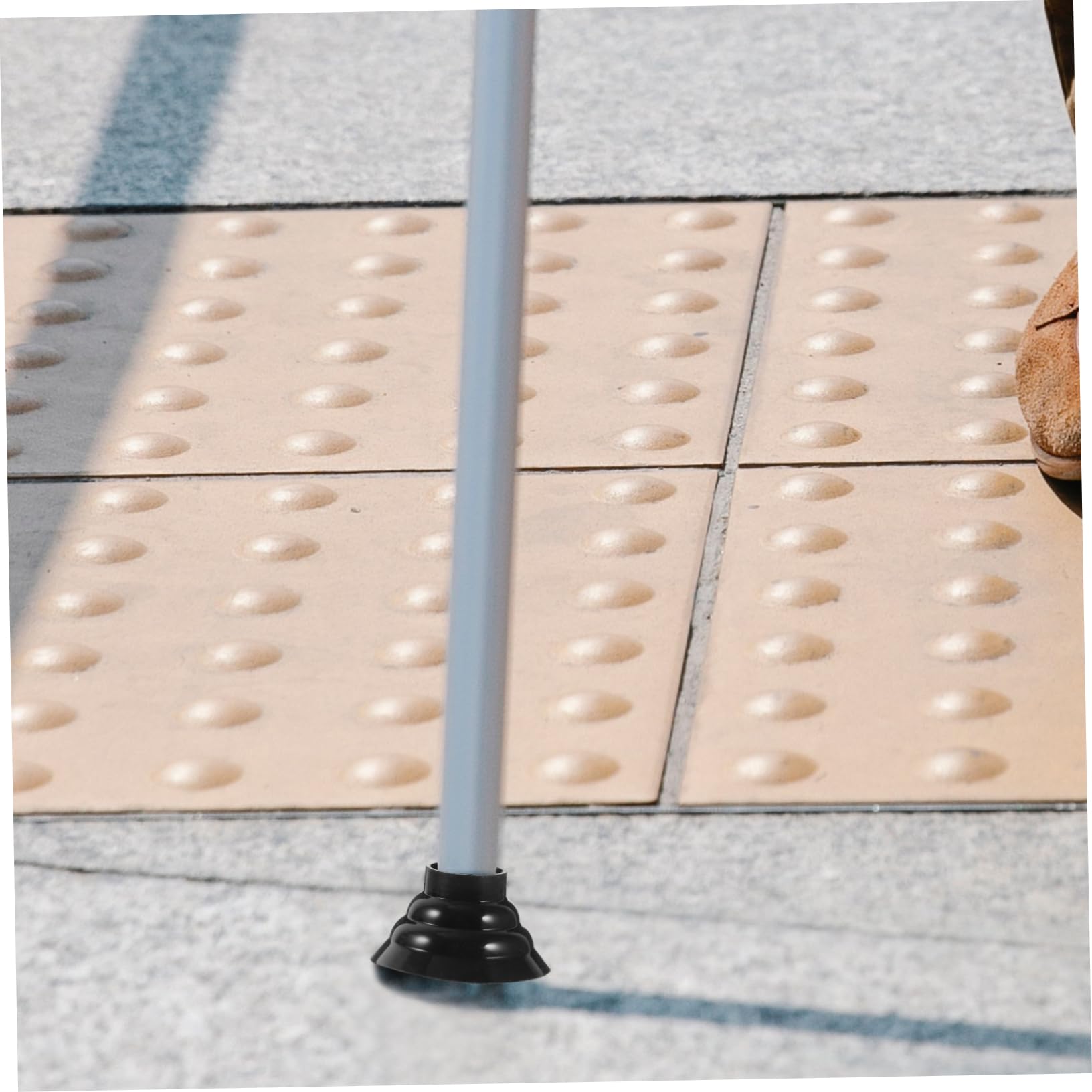 BEBEMOKO 6pcs Foot Pad Walking Tips Walking Sticks Accessories Cane Tips Walking Pole Tips Pole Tip Protector Walker Leg Caps Walker Tips Standing Cane Tip Tips for Canes Plastic Black