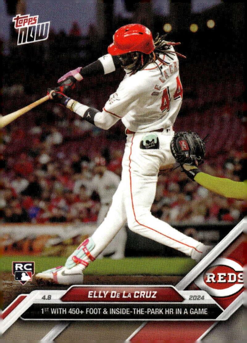 Amazon.com: ELLY DE LA CRUZ RC 2024 Topps NOW #50 ROOKIE Reds NM