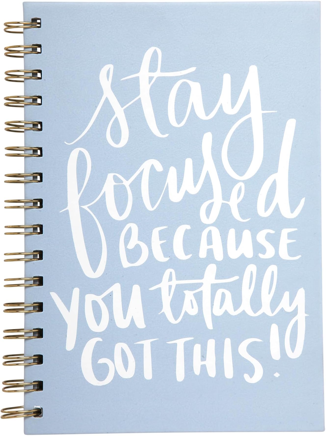 WORLD TRAVELER Spiral Notebook - 6x8 Inches Dayna Lee Collection Wirebound Hardcover Spiral Notebook with 200 Pages Lined Journal for Writing Note Taking or Office Use, Size 6X8, Periwinkle - Stay Focused