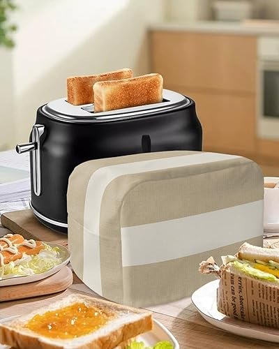 Miniatura 10 de Funda para tostadora de chef gordo de dibujos animados, 2 rebanadas, fundas para electrodomésticos de cocina pequeños, funda retro para horno