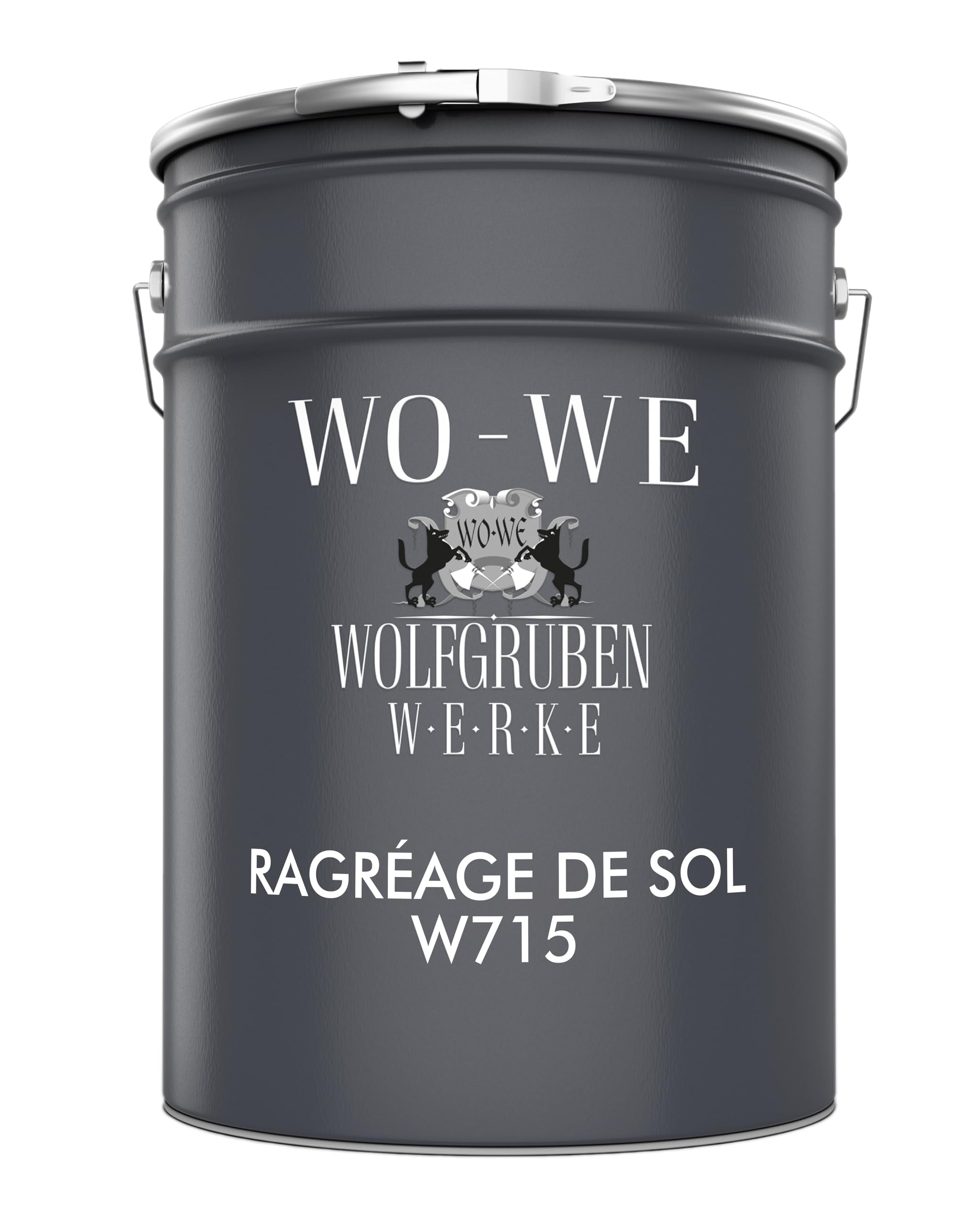 Ragréage de sol W715 Mortier de nivellement Enduit de préparation - Gris clair - 25KG