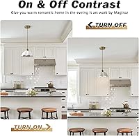 Vista 5 de Modern Gold Milk Glass Pendant Light Mid Century Adjustable White Ceramic Hanging Light Fixture Vintage Brass Pendant Light Kitchen Island Nordic