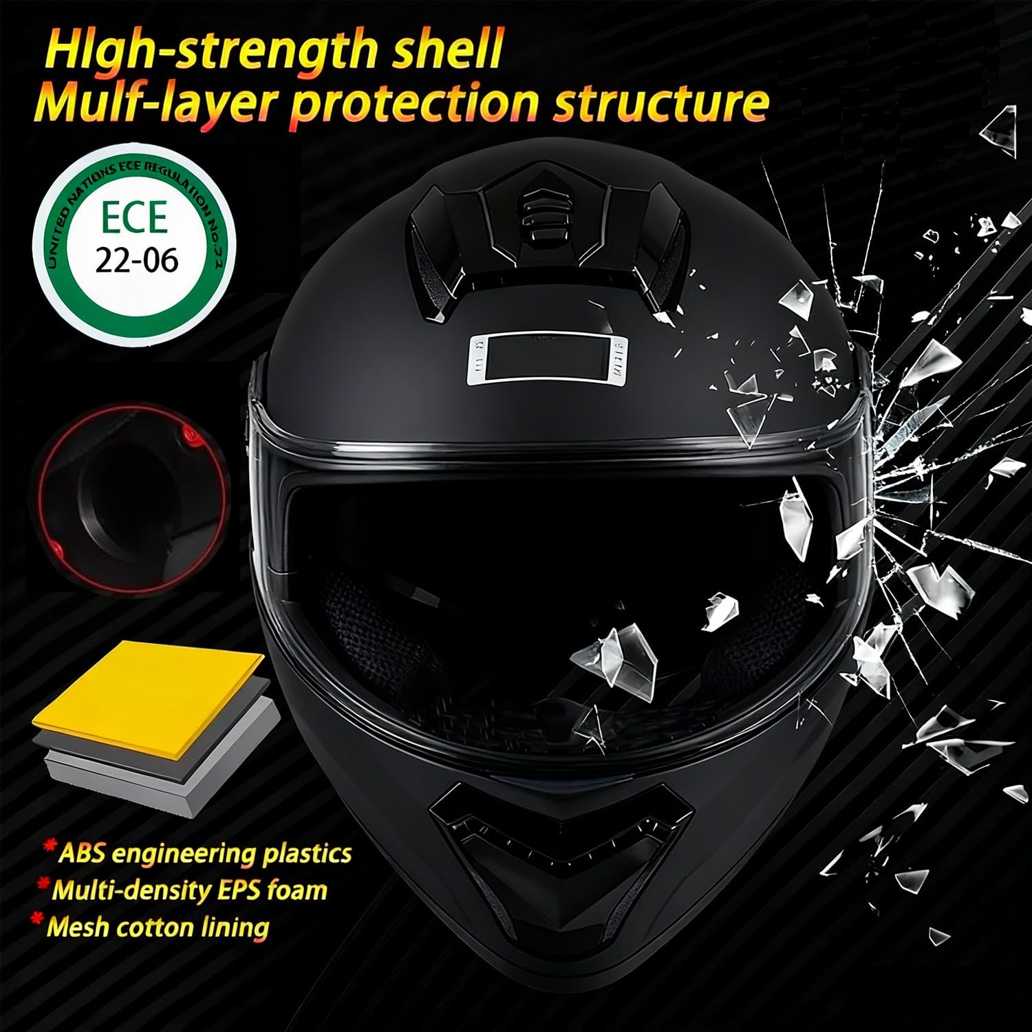 Casco Abatible Doble Visera Antivaho, Casco De Moto Modular Bluetooth, ECE Homologado, Luz Trasera LED, Guantes Térmicos Touchscreen Pegatina Antivaho, Adultos Hombres Mujeres C,Medium