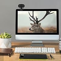 Vista 4 de Cámara web HD, cámaras web de transmisión USB 480P, cámara web de transmisión con micrófono, cámara web USB ajustable sin unidad, cámaras web