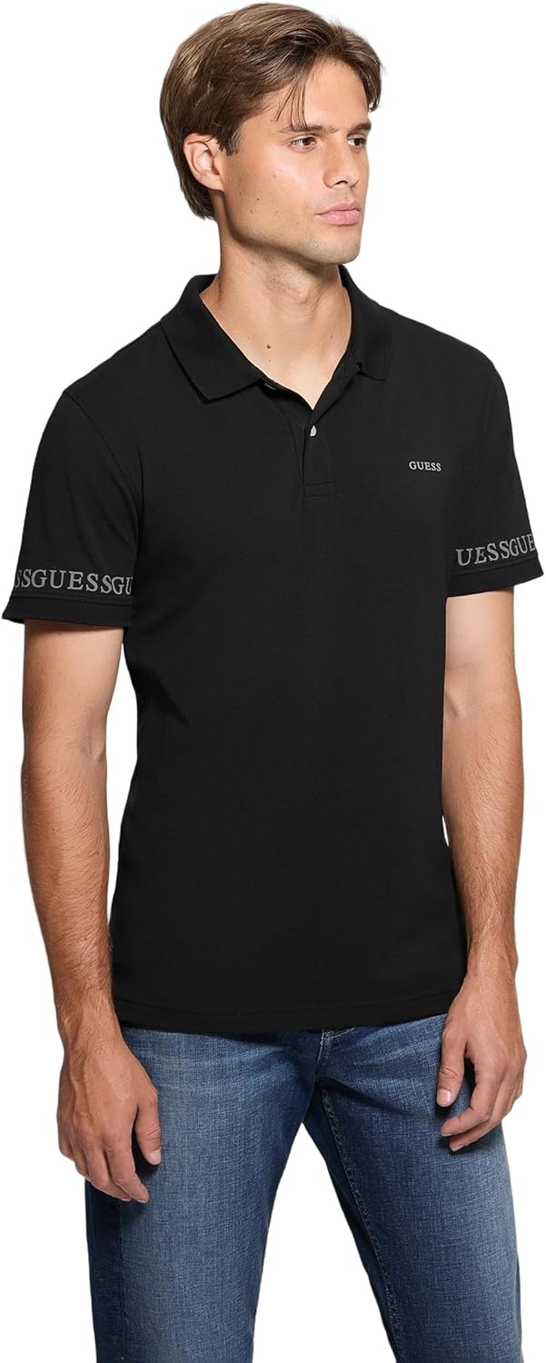 Guess Men's Eco Nolan Short Sleeve Polo