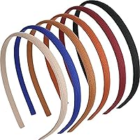 Vista 8 de WILLBOND 6 diademas de plástico para mujer, diadema fina con dientes, bandas lisas para la cabeza para Halloween, Navidad, cabello de mujer