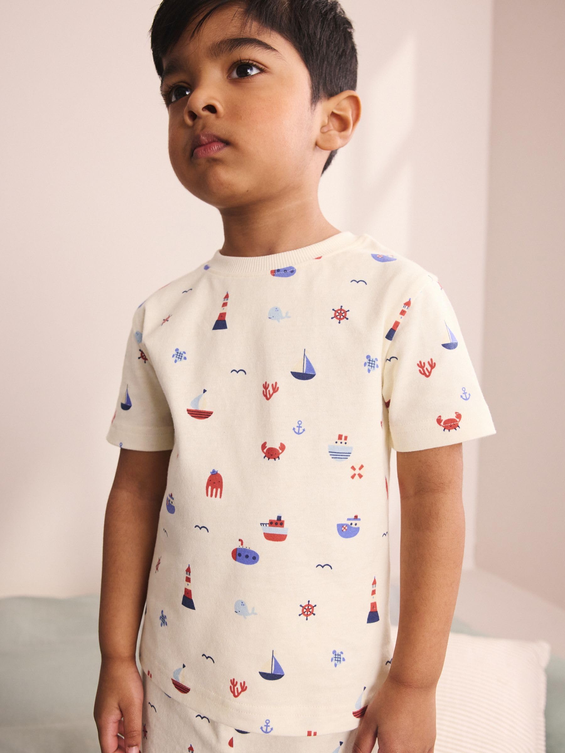 NEXT Jungen Kurze Schlafanzüge, 3er-Pack