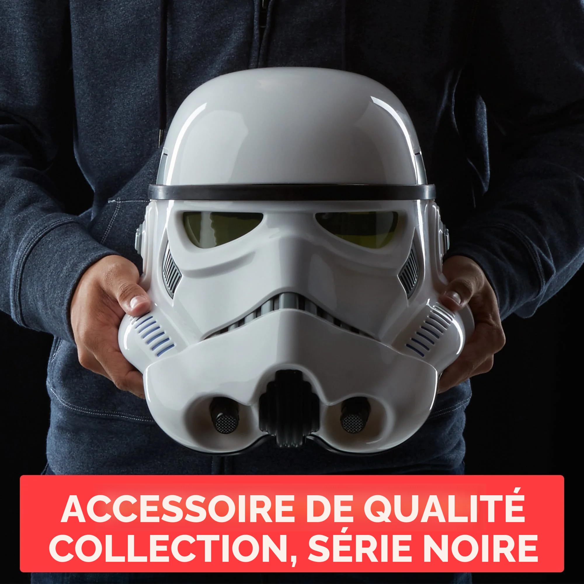 Star Wars The Black Series, Casque électronique Premium Stormtrooper impérial, Rogue One: A Story, Cosplay pour Adulte