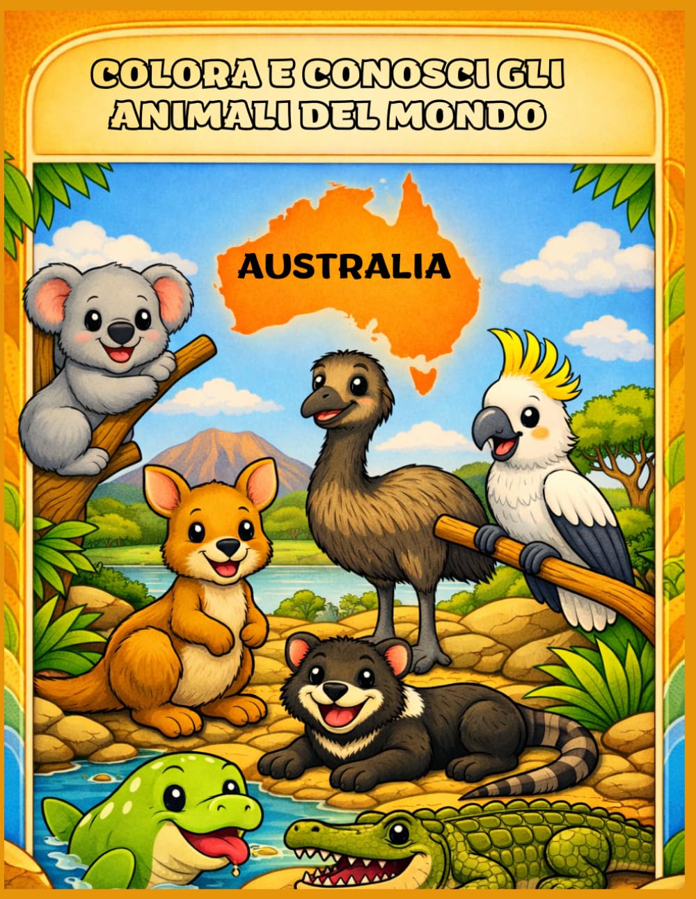 COLORA E CONOSCI GLI ANIMALI DEL MONDO