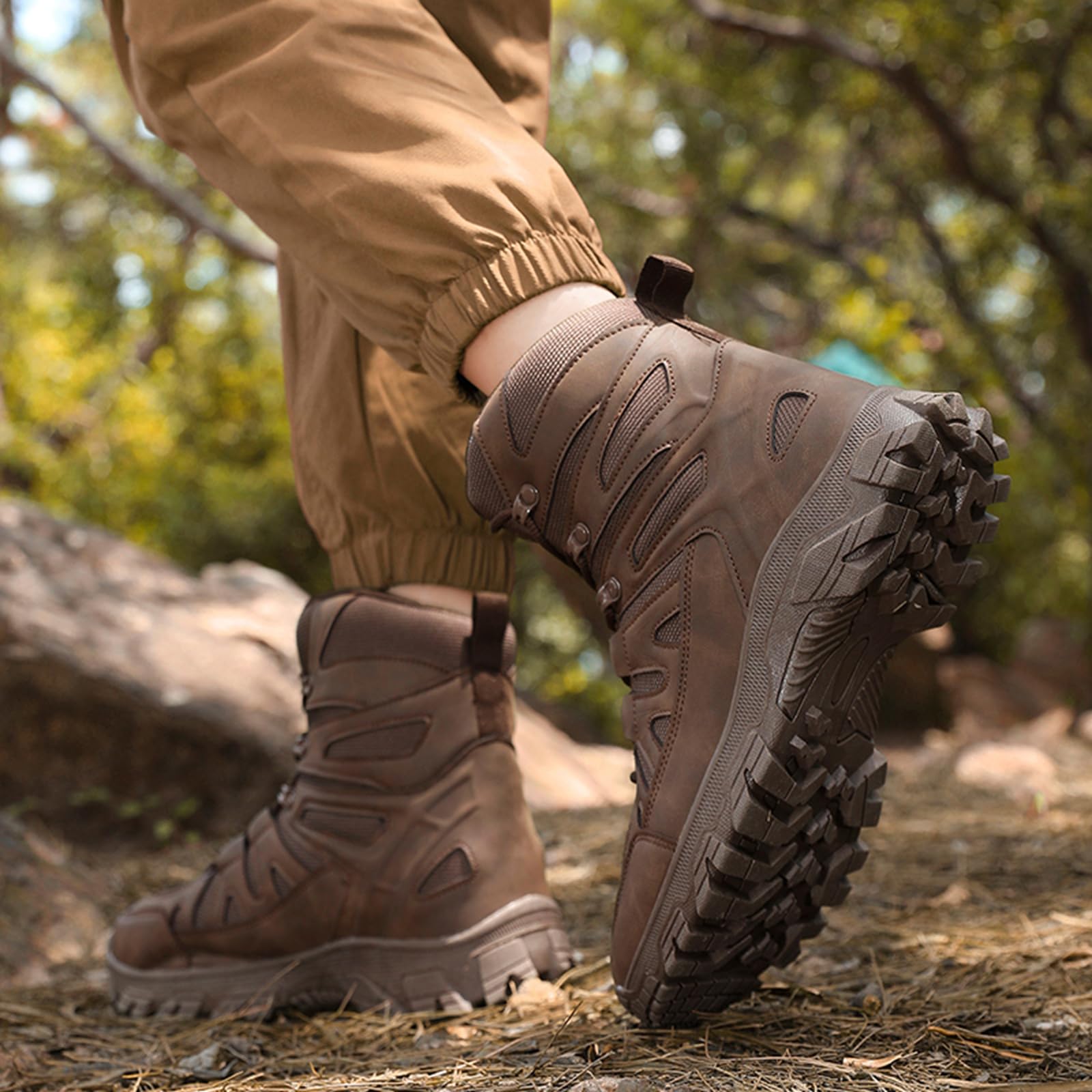 Męskie buty bojowe High-Top do wędrówek, butów treningowych