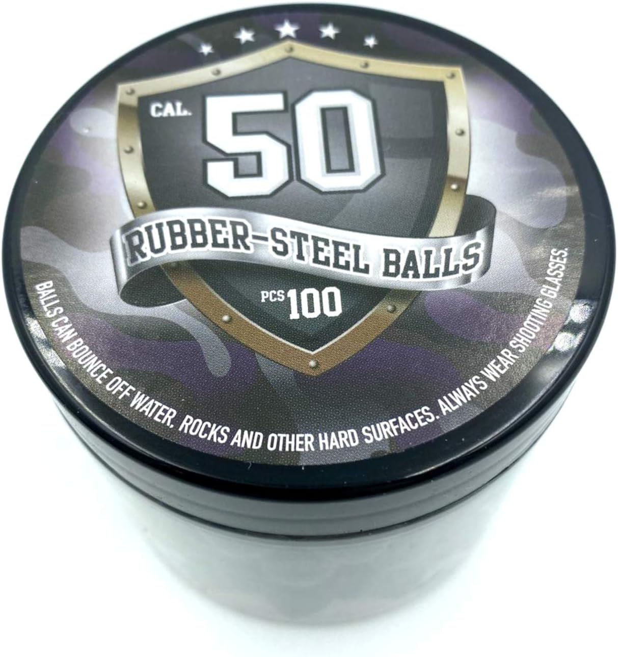 Buy 100x Premium Quality Hard Mix Rubber Steel Balls Paintballs Reballs