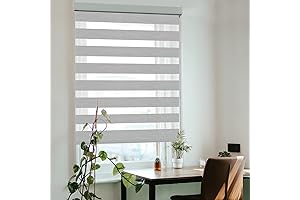 KCO Zebra Blinds for 38-Inch Windows - Enhanced Light Control and Privacy