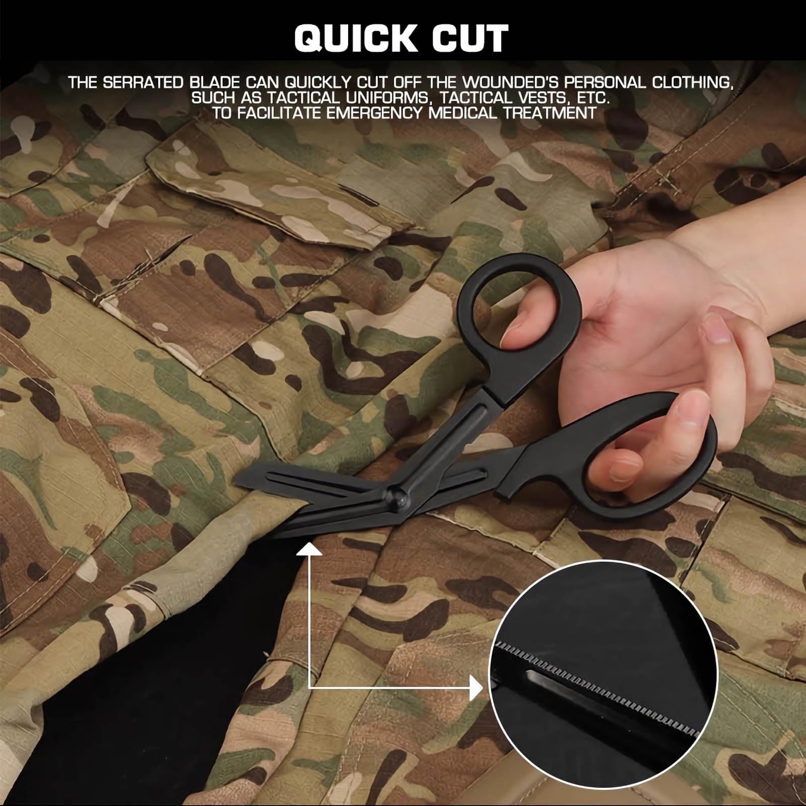 Juego de Bolsa Médica IFAK Micro Compacta con Torniquete de 4ª Generación, Kit de Traumatología Cinturón MOLLE para Aventura de Automóvil Pesca Caza al Aire Libre(CP)