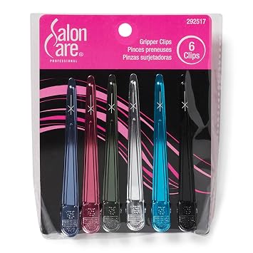 Salon Care Metal Gripper Clips