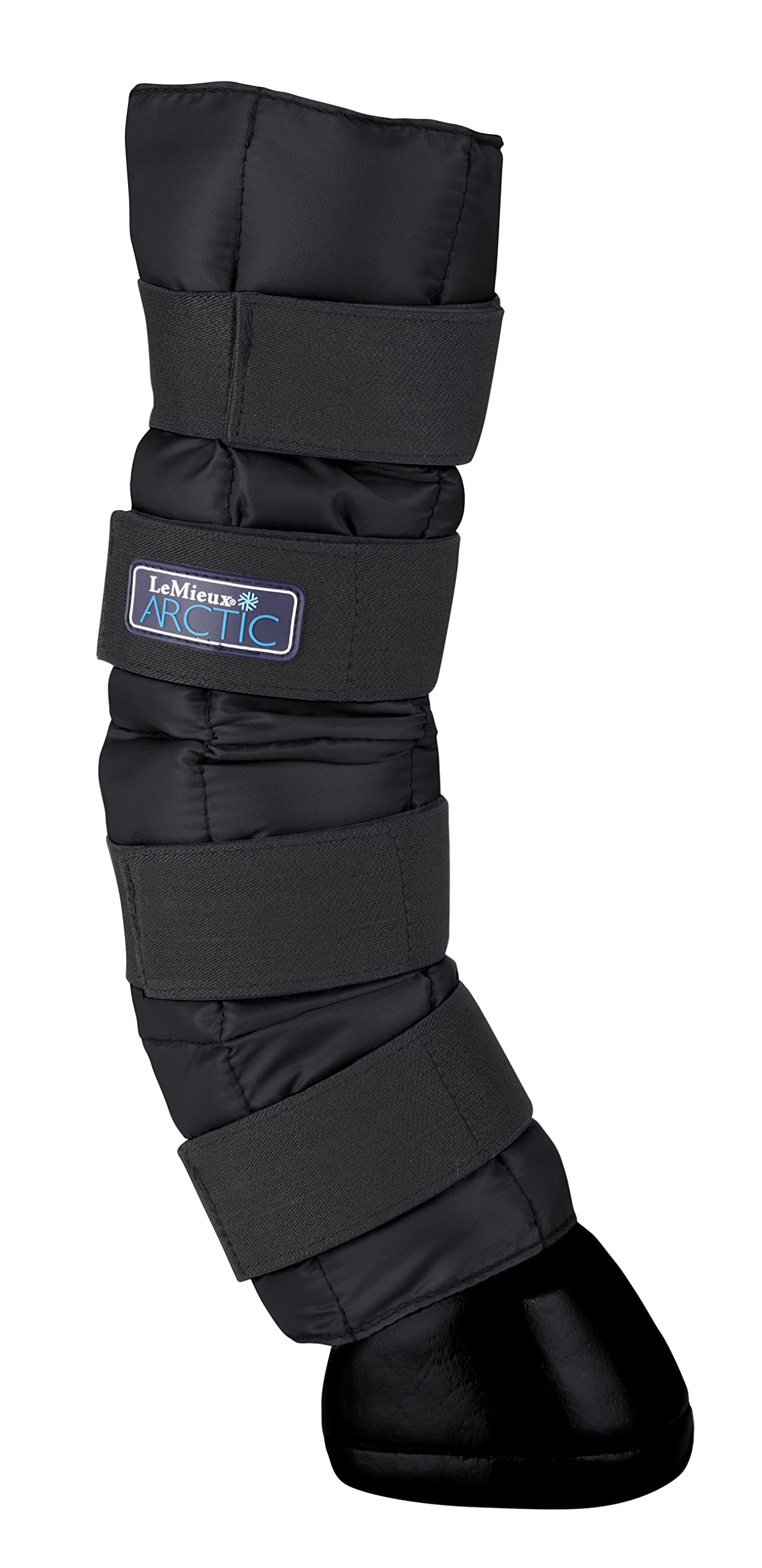 Sponsored Ad – LeMieux Arctic Ice Horse Boots Pair in Black with Cooling Effect and Flexible Elasticated Straps for Front or Hind Legs - One Size
