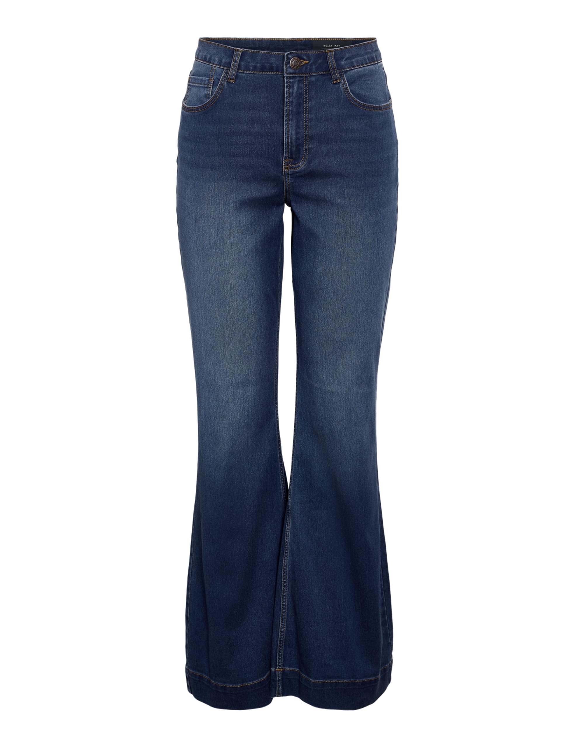 Noisy may Nmrooxy Hw Flare Jeans Vi580Mb Noos, Medium Blue (Medium Blue Denim), 30W x 34L